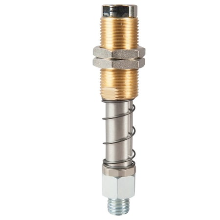 Fipa Spring leveler, torsionally rigid, travel = 25 mm, heavy duty use, M12-male 50.367